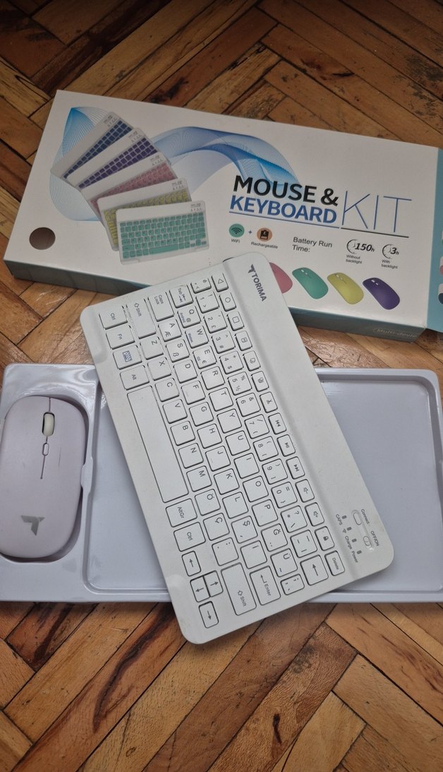 Torima tmk-04 Beyaz Kablosuz Klavye ve Mouse Seti - Görsel 2