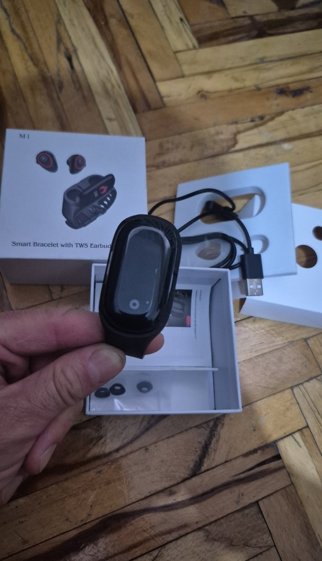 Akıllı bileklik + içinde Kablosuz Kulaklık seti - Görsel 2