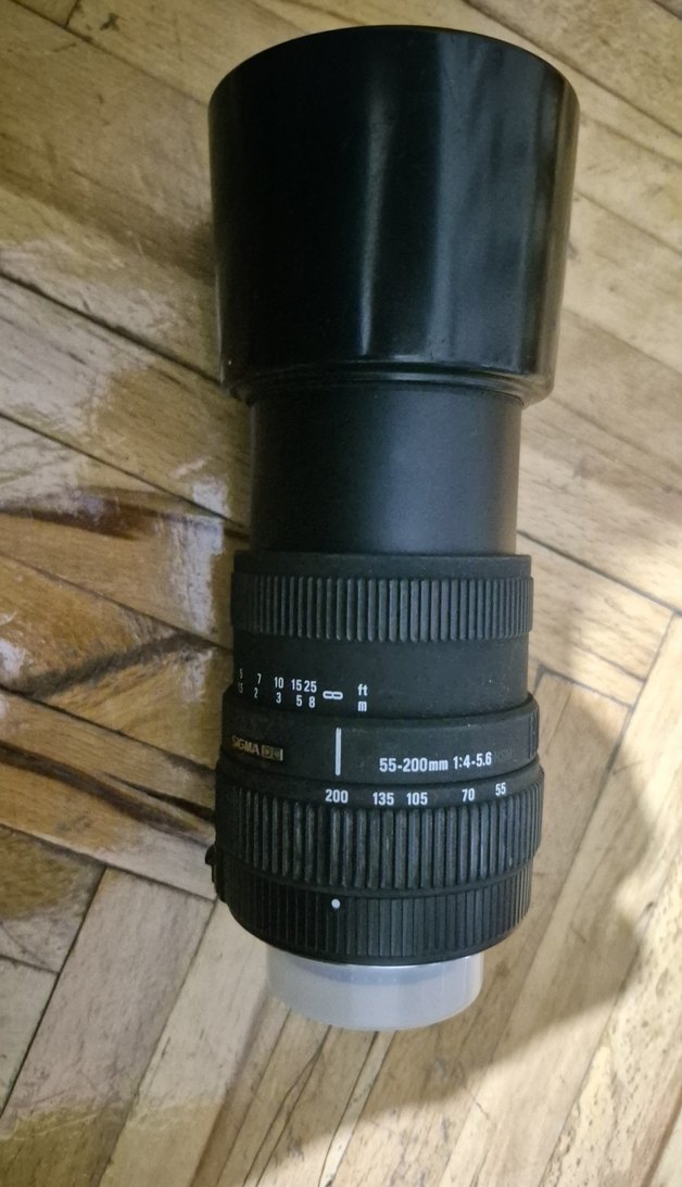 Sigma DC 55-200mm Siyah Kamera Lens Nikon uyumludur - Görsel 2