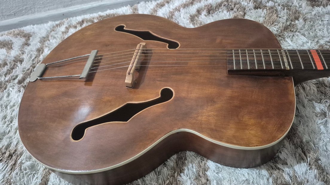 Akustik Gitar Hollow jazz kasa - Görsel 3