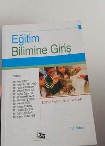 Eğitim bilimine giriş 