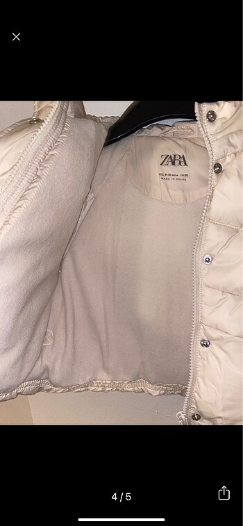9-12 Ay Beden ten rengi Renk Zara bebek montu