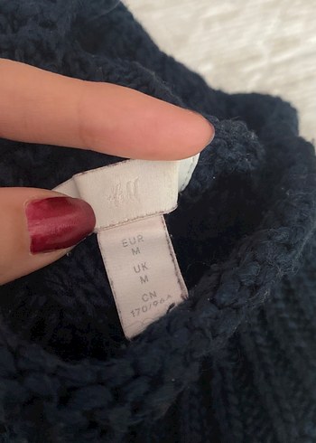 H&M Boğazlı Kadın Triko Kazak - Görsel 3