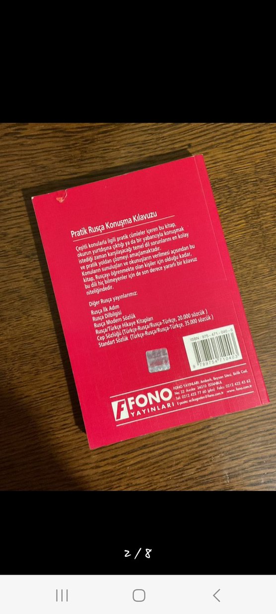 Rusça Konuşma Kılavuzu - Fono Yayınları - Görsel 3