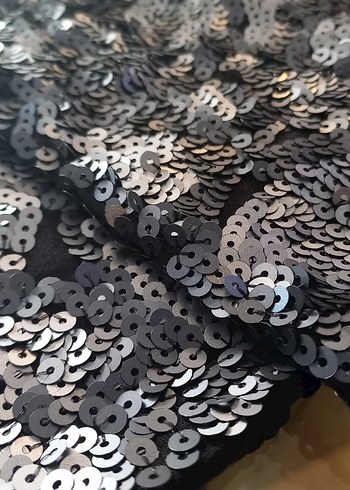 Pullu Gri Tie-Dye Kadın Ceket - Görsel 8