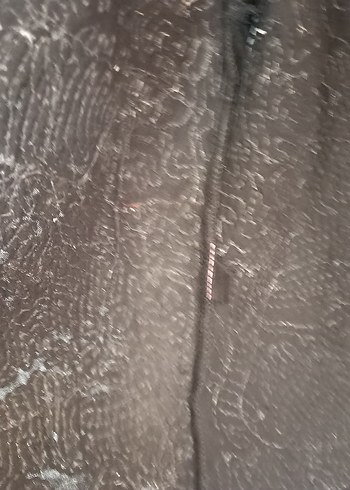 Pullu Gri Tie-Dye Kadın Ceket - Görsel 5