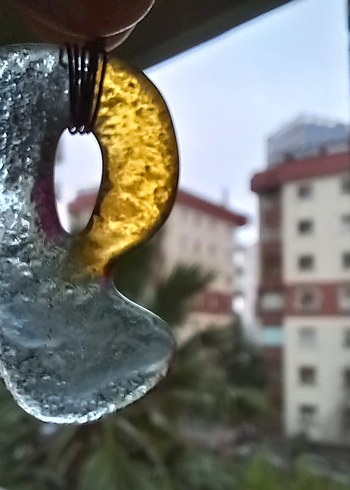 Turkuaz  Cam Kolye Ucu - Görsel 7