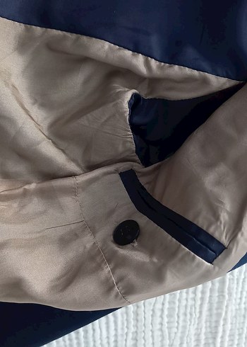 MANGO Lacivert Blazer Ceket - Görsel 6