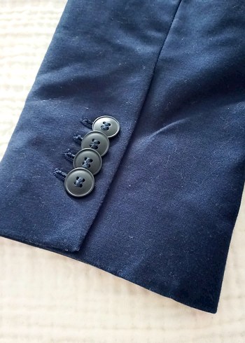 MANGO Lacivert Blazer Ceket - Görsel 8