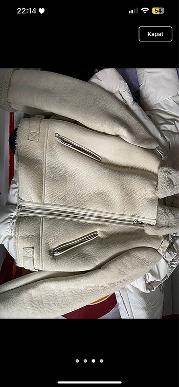 xs Beden stradivarius kürklü ceket