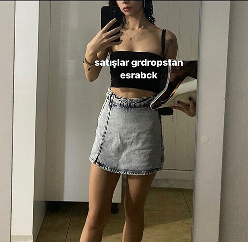 32 Beden trendyolmilla kot etek