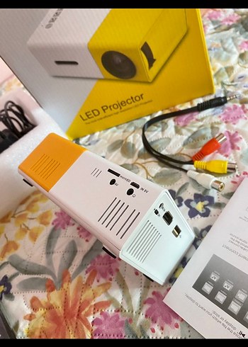 Beyaz LED Mini Projektör - Görsel 2