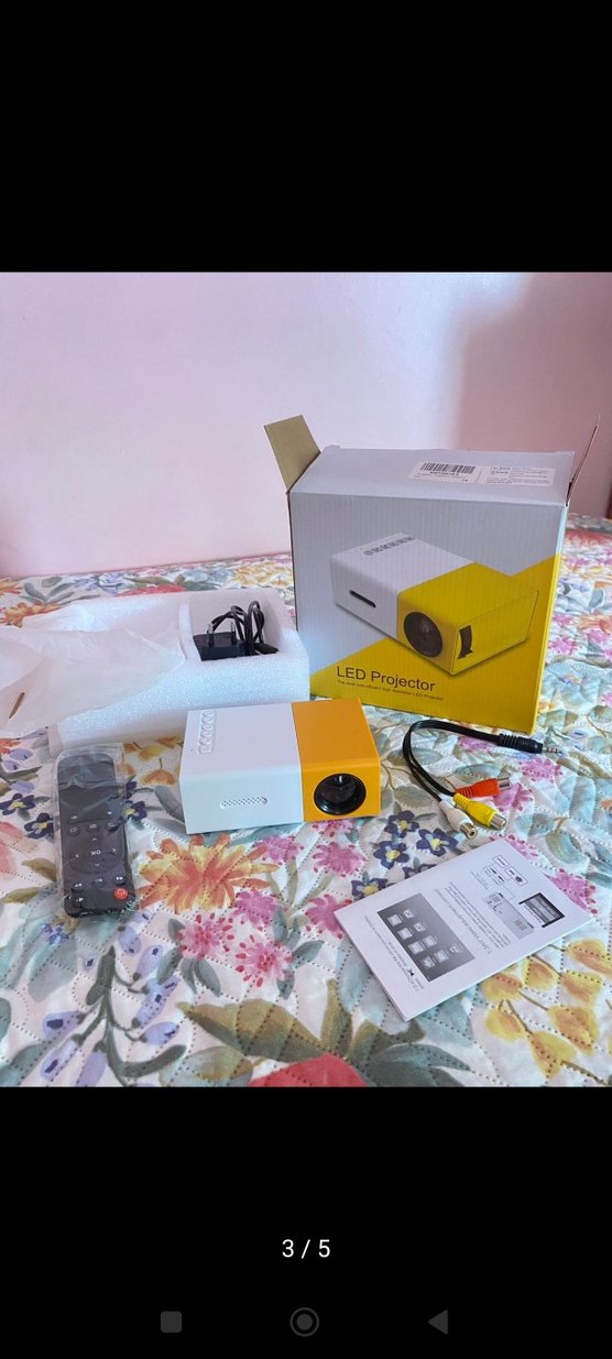 Beyaz LED Mini Projektör - Görsel 3