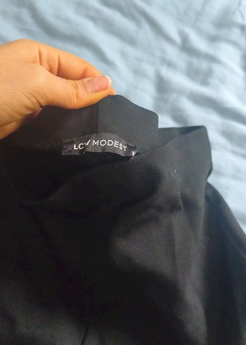 siyah Kadın İspanyol paça Uzun Kumaş Pantolon - Görsel 3