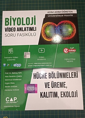  Beden Renk Çap biyoloji fasikül hücre bölünme üreme kalıtım ekoloji 