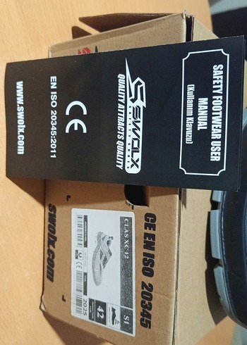 Mavi Gri Erkek swolx Çelik iş ayakkabısı - Görsel 2