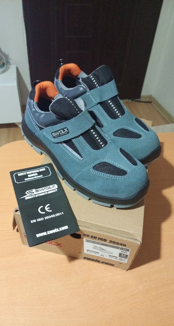 Mavi Gri Erkek swolx Çelik iş ayakkabısı - Görsel 3