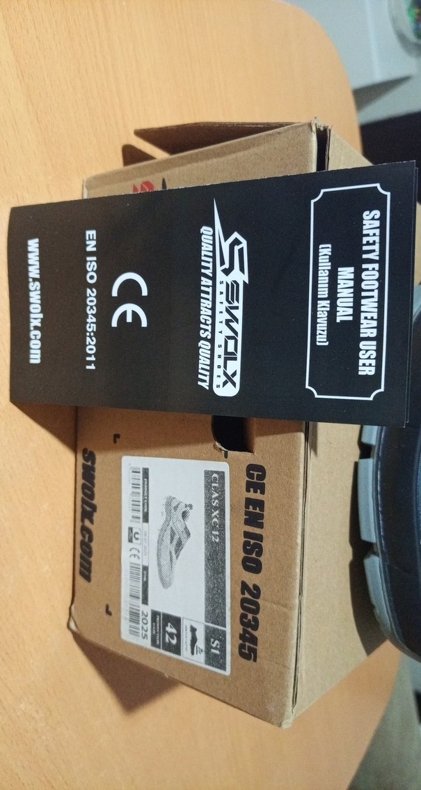 Mavi Gri Erkek swolx Çelik iş ayakkabısı - Görsel 2