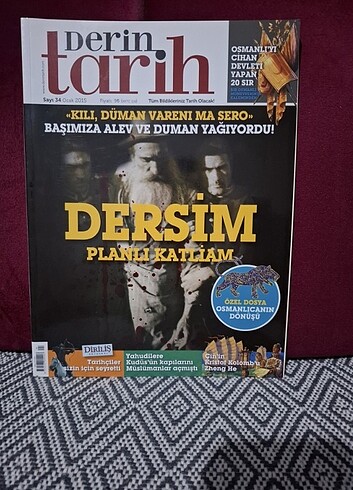 Derin Tarih 2 adet dergi