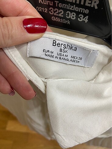 Bershka Beyaz gömlek