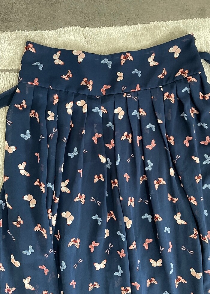 Batik Şifon tesettür etek - Görsel 2