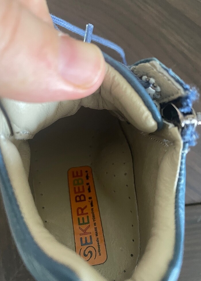 Gerçek Deri Bebek Bot - Görsel 4