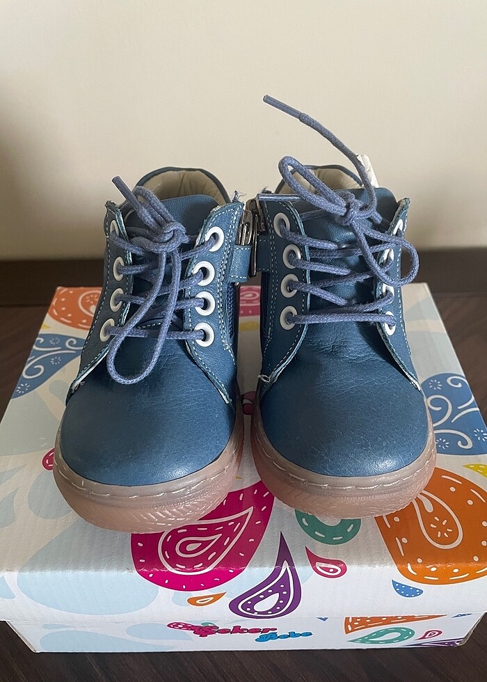 Gerçek Deri Bebek Bot - Görsel 3