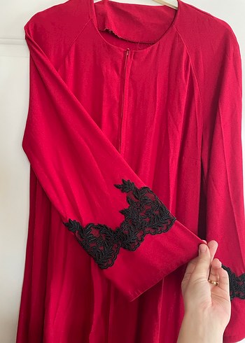 Kırmızı Ferace - Görsel 5