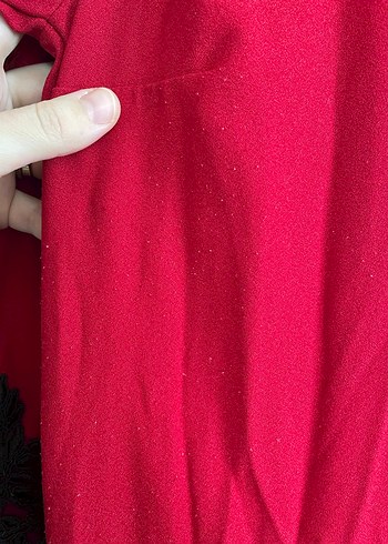 Kırmızı Ferace - Görsel 2