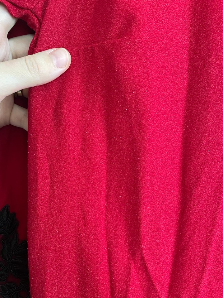 Kırmızı Ferace - Görsel 2