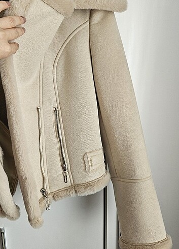 Ekol için kürklü mont - Görsel 8