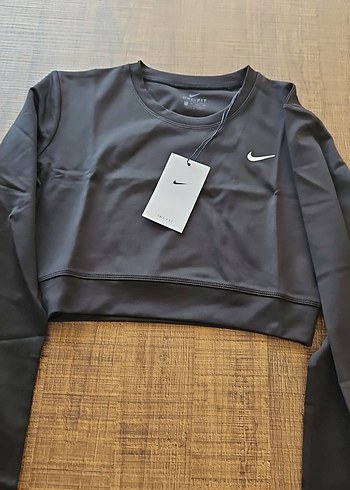 Nike Siyah Crop sweatshirt - Görsel 2