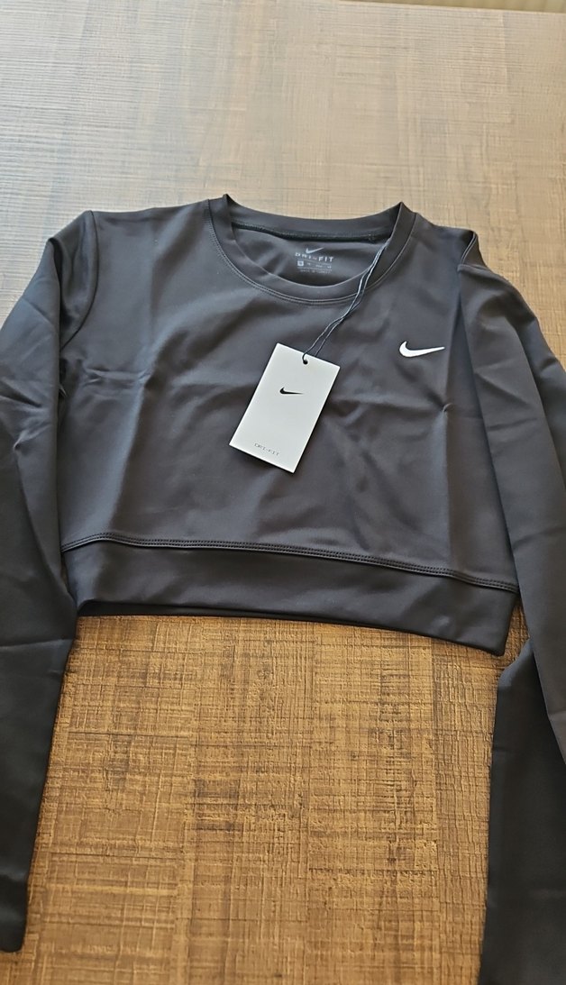 Nike Siyah Crop sweatshirt - Görsel 2