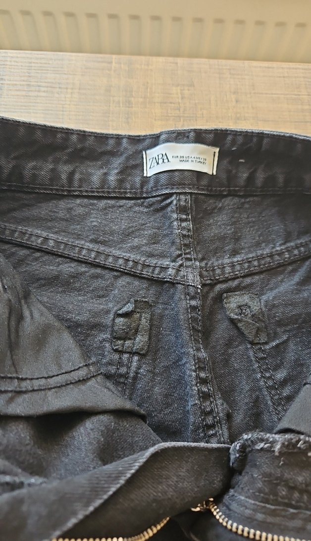 Zara Kadin Mom Kalıp Jean - Görsel 2