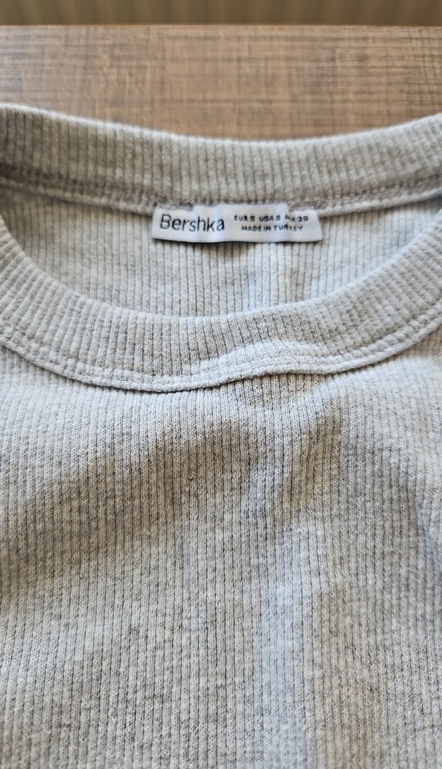 Gri Bershka Elbise - Görsel 2