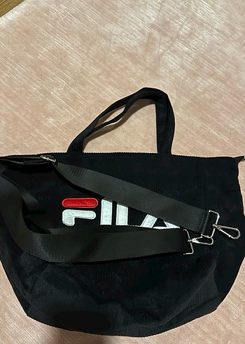 Siyah Kadın Fila Baskılı Günlük Tote Çanta - Görsel 7