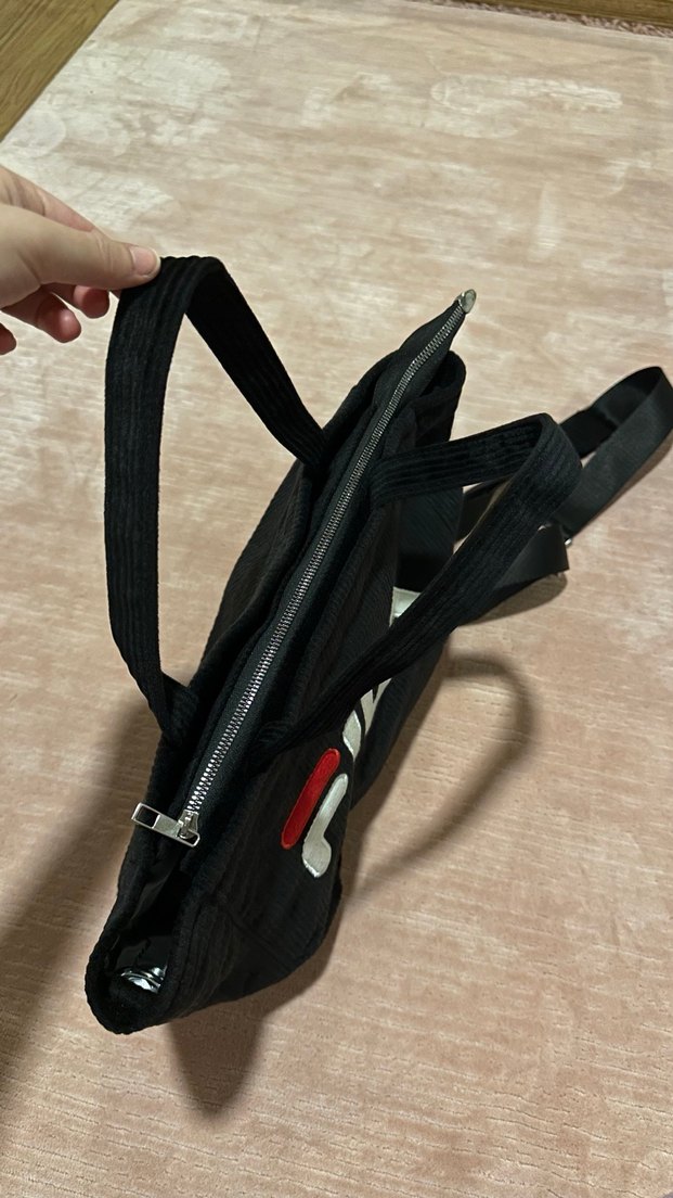 Siyah Kadın Fila Baskılı Günlük Tote Çanta - Görsel 5