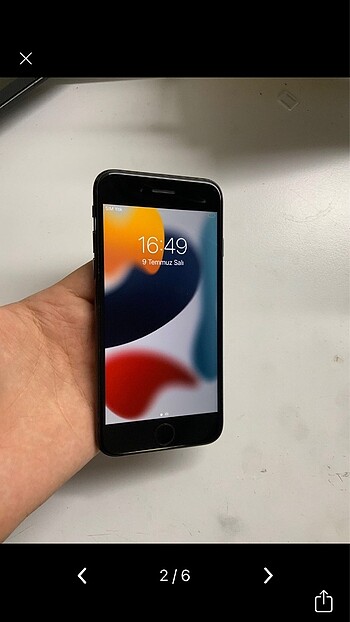 Temiz cihaz iphone 7 jet black 3 32GB