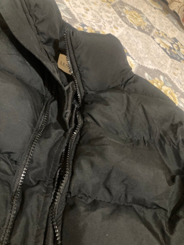 Siyah Şişme Kadın Kışlık Mont - Görsel 4