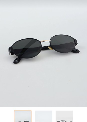 Klasik Gotik Tarz Siyah Tokalı Kadın Gözlüğü - Görsel 2