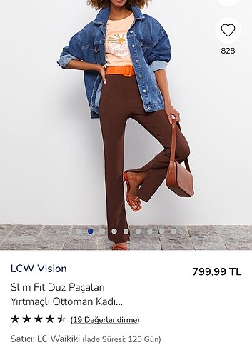 Likralı lcw pantolon