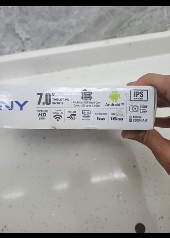  Beden Sunny SN7016 Siyah tablet