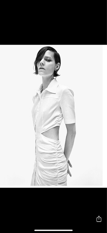 Zara cut out elbise
