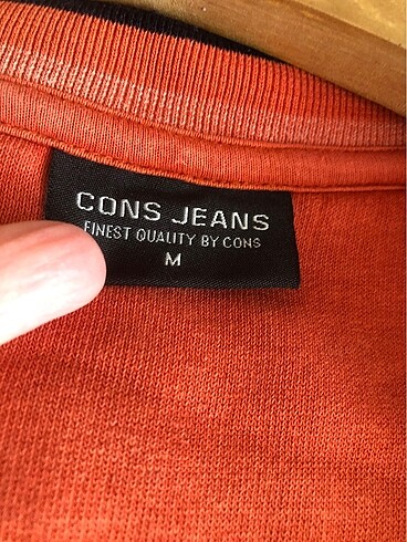 m Beden turuncu Renk Cons jeans mont