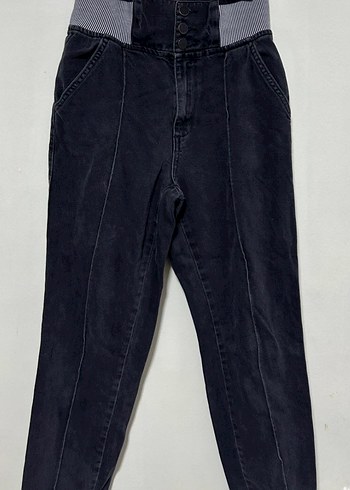 Nocturne Kadın Bel Detaylı Boyfriend Kot Pantolon - Görsel 2