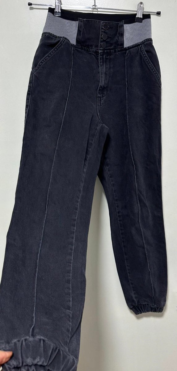 Nocturne Kadın Bel Detaylı Boyfriend Kot Pantolon - Görsel 3