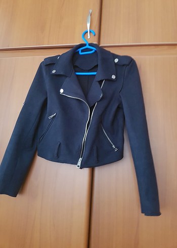 Wear on Süet Mini Deri Ceket - Görsel 5