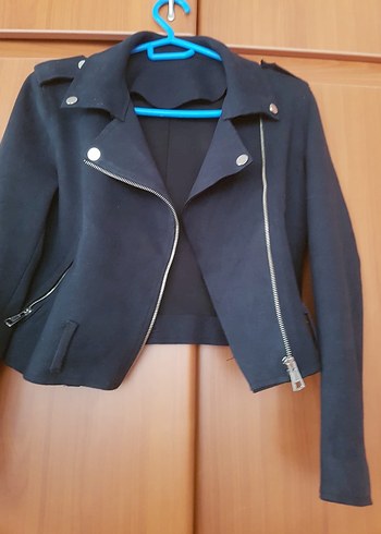 Wear on Süet Mini Deri Ceket - Görsel 9