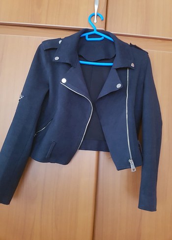 Wear on Süet Mini Deri Ceket - Görsel 6