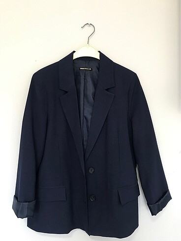 Lacivert oversize blazer ceket